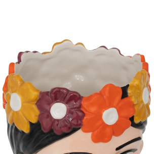 Vase tête de femme "Yuca" céramique H18,2cm