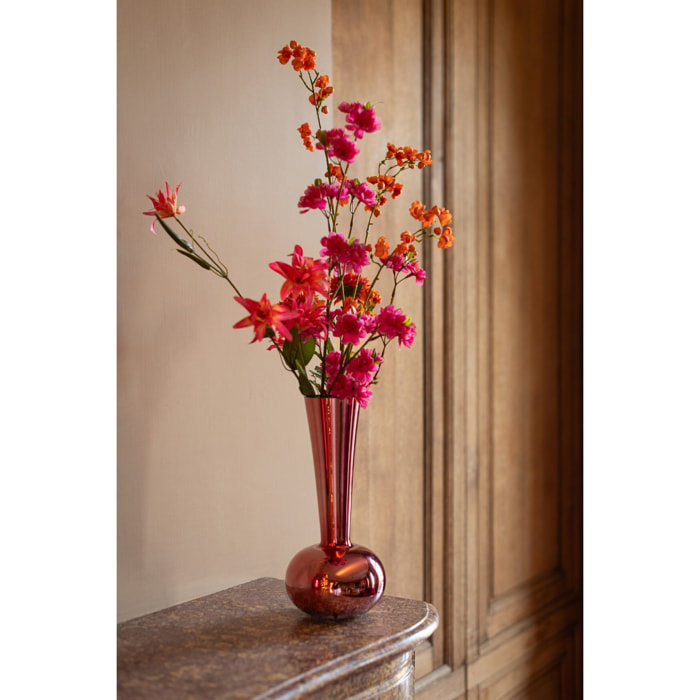 J-Line vase - verre - rose