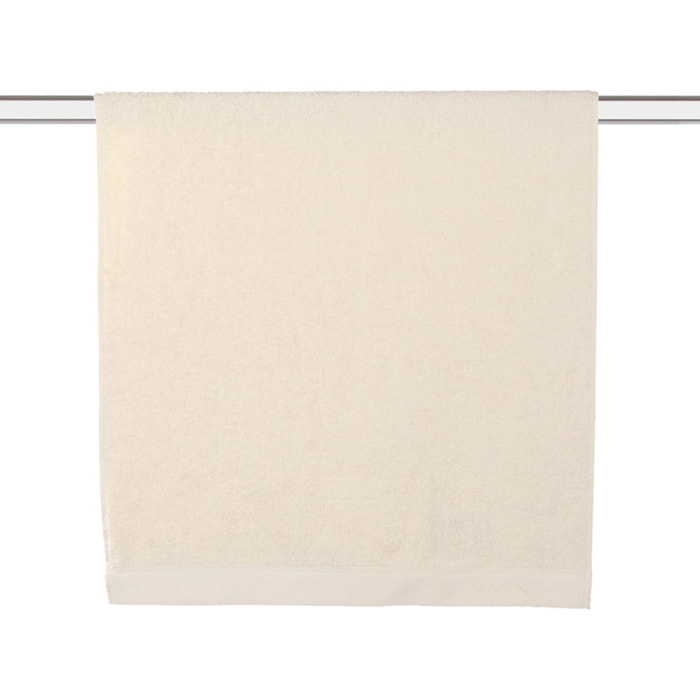 Toalla de baño CASUAL crema 100x150 cm - 100% algodón -