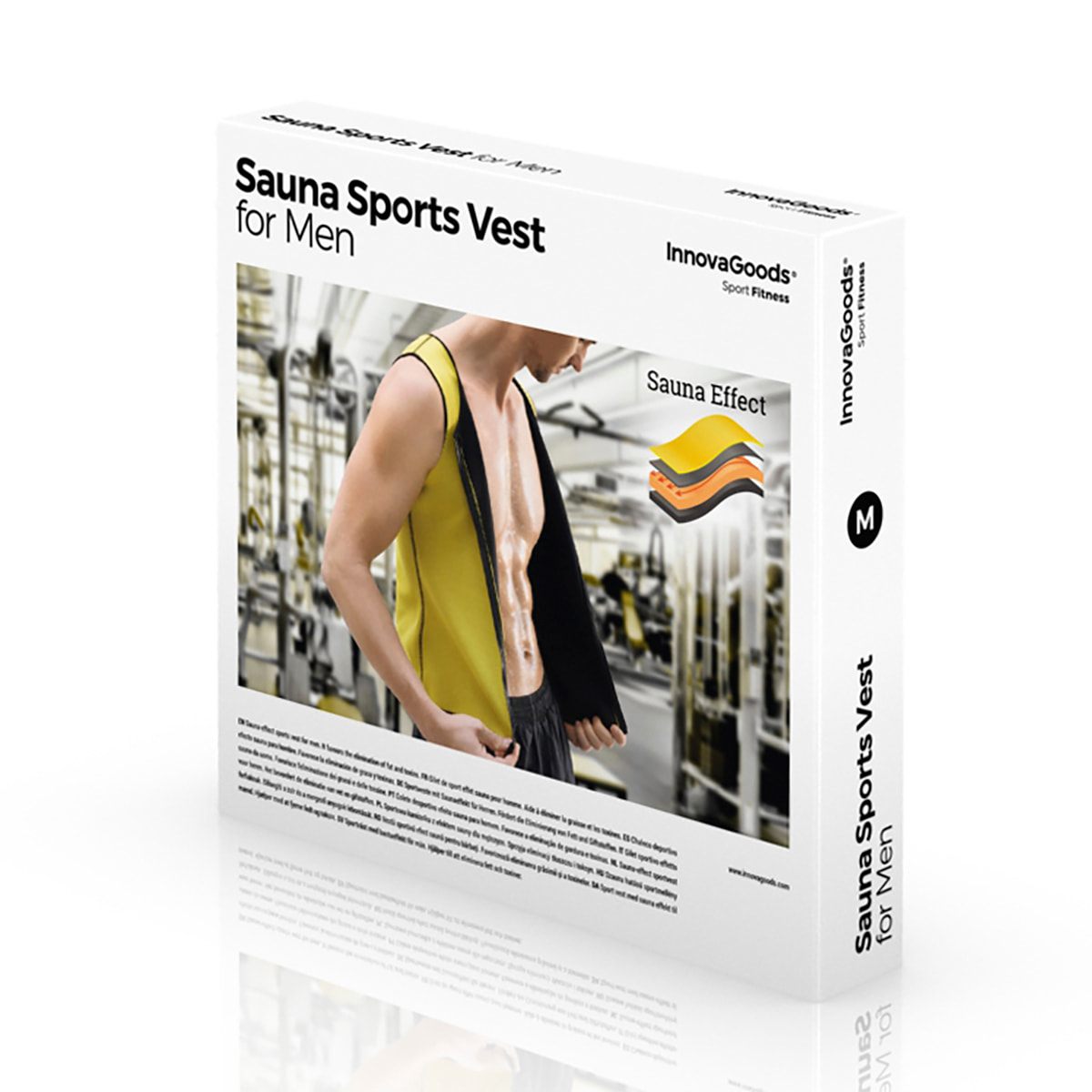 Chaleco Deportivo con Efecto Sauna para Hombre InnovaGoods