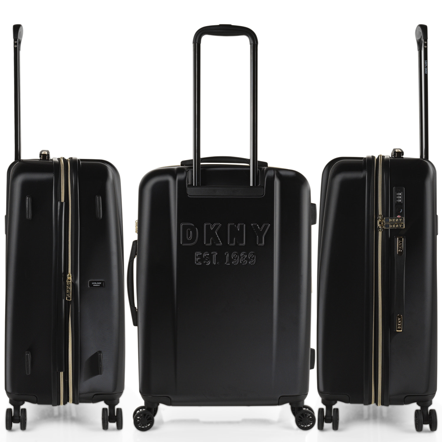 Maleta Pc Grande Dkny Six For One Black+Gold