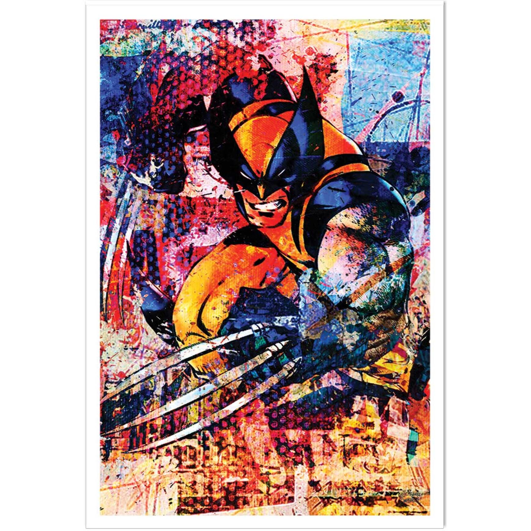 Affiche wolverine graffiti Affiche seule