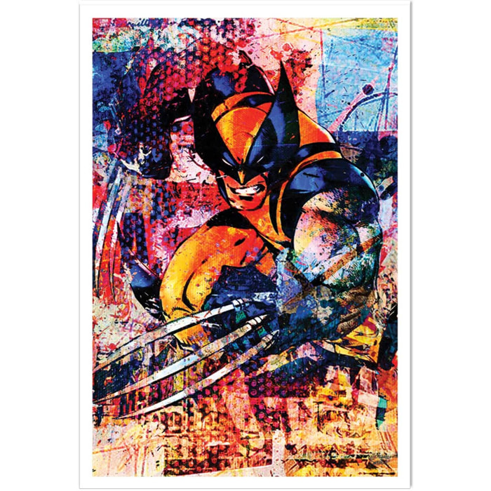 Affiche wolverine graffiti Affiche seule