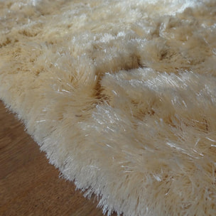 Tapis fait main Shaggy longues mèches Moodil, 45 mm