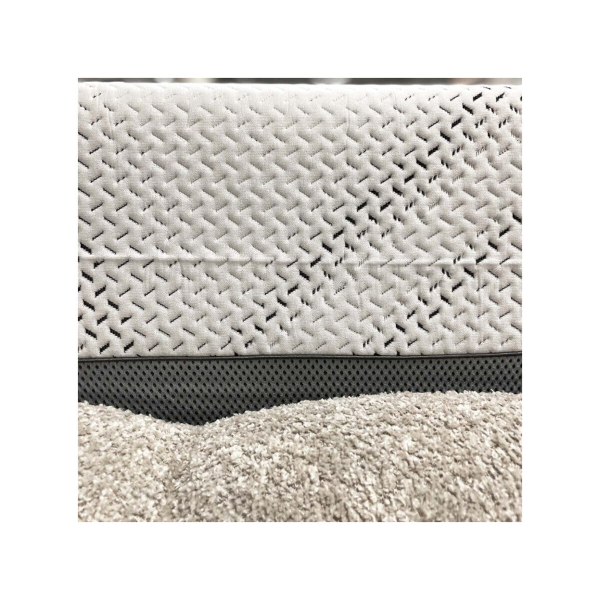 Matelas à mémoire de forme 180 x 200 cm gel classique rafraîchissant – ELITE