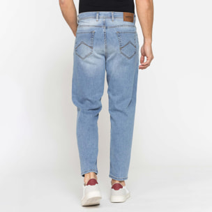 JEANS 5 TASCHE MOD. 739 FIT CARROT IN DENIM STRETCH 12 oz