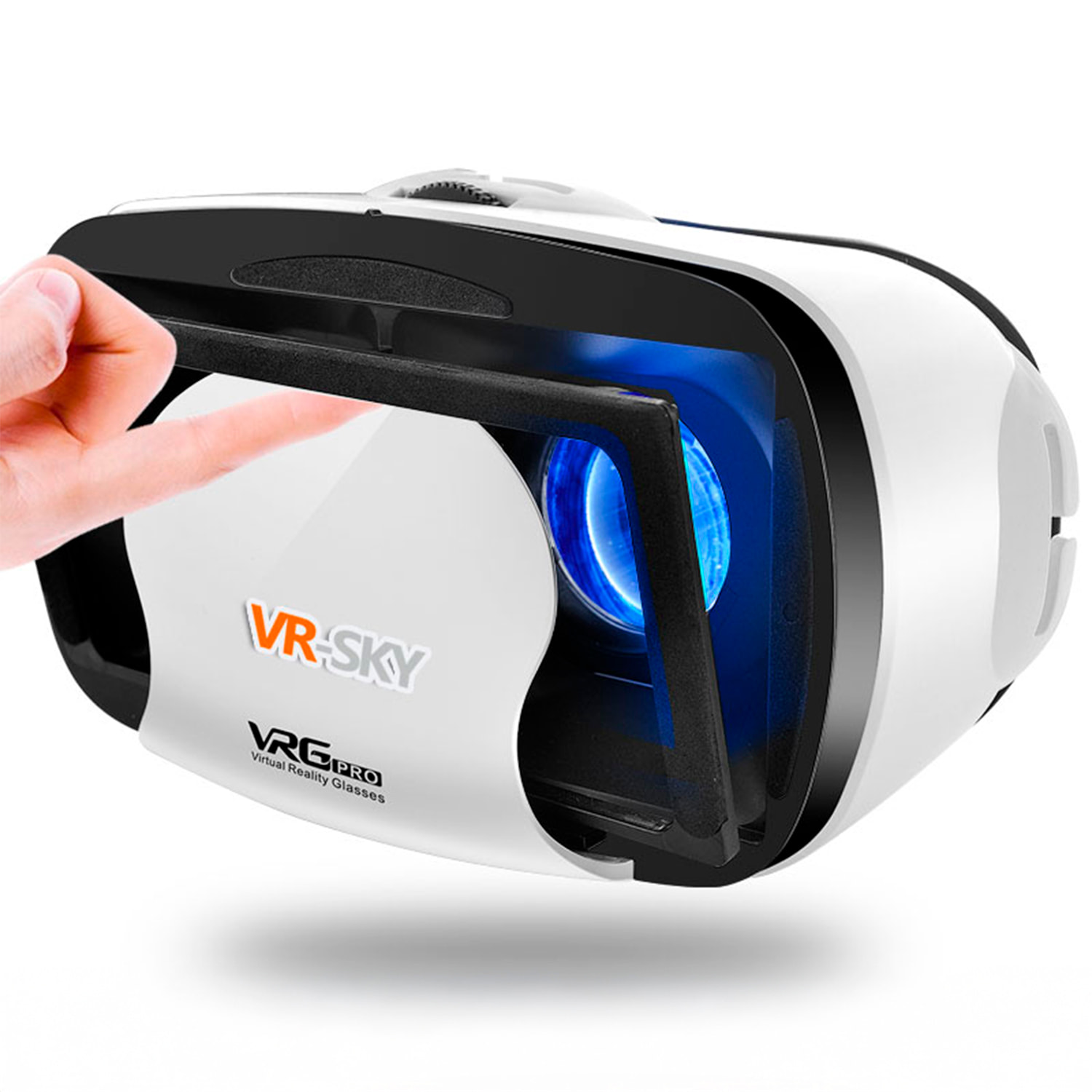 Occhiali per la realtà virtuale SKY Blu-ray. Protezione contro la luce blu, vista panoramica a 360º. Compatibili con IOS, Android, HarmonyOS.