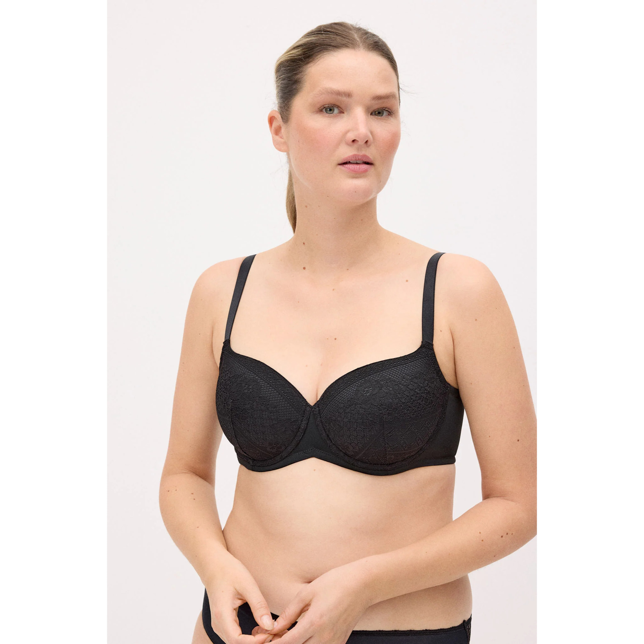 Reggiseno con ferretto con imbottitura Nero