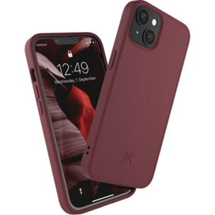 Coque WOODCESSORIES iPhone 13 mini BioCase rouge