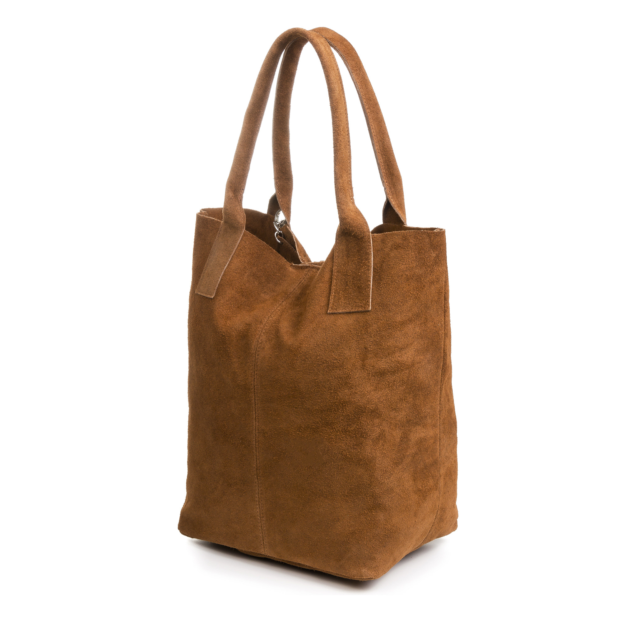 Chiusi Bolso Shopper Mujer.Piel auténtica Gamuza