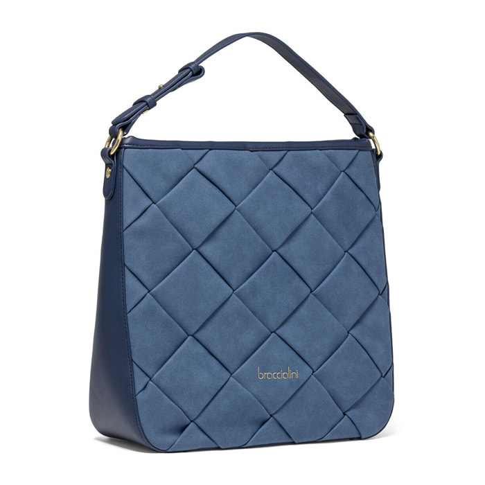 Borsa a spalla  da donna Textile Prodotto Vegano 30x32x12 cm