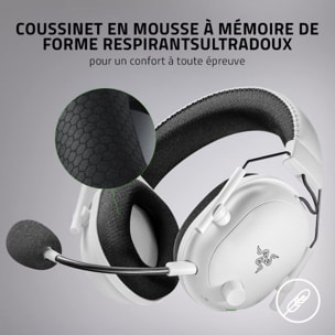 Casque gamer RAZER BLACKSHARK V2 PRO Blanc
