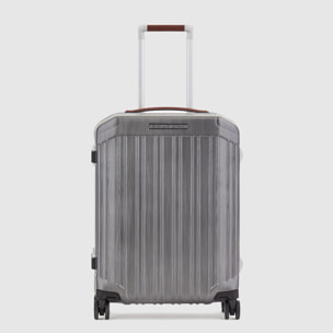 Piquadro Trolley cabine rigide ultra-plat à quatre roues