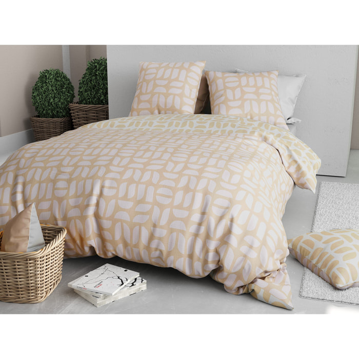 Parure Housse De Couette 3pcs Polycoton ROMY