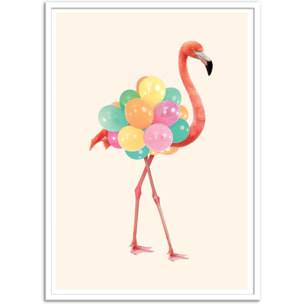 Affiche - Flamingo Party - Paul Fuentes