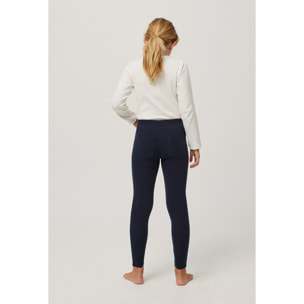 Leggings basico blu navy per bambine