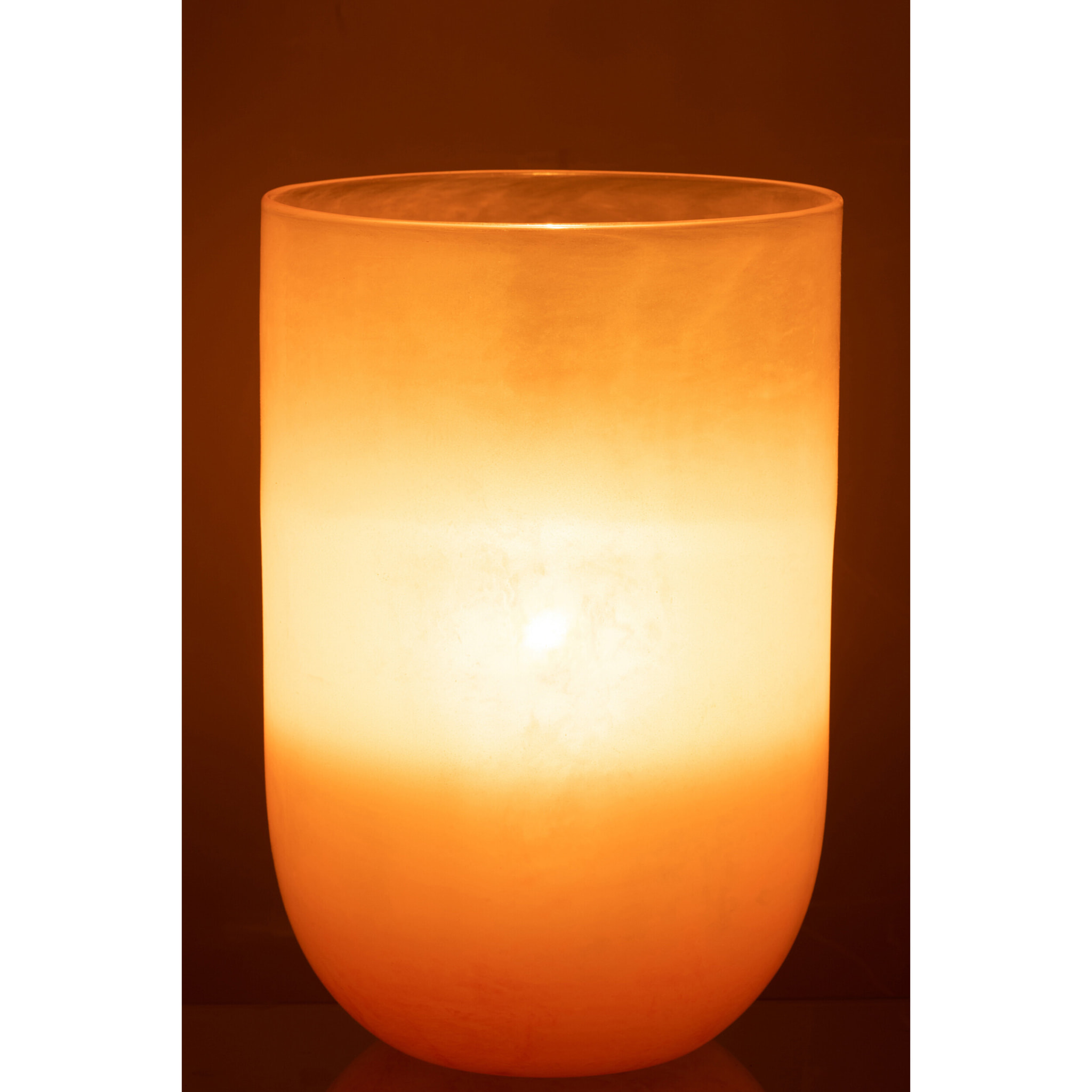 J-Line vase Corrie - verre - corail - large - 37 cm de hauteur