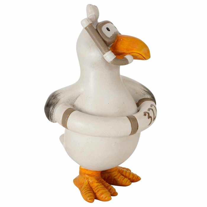 Figurine canard ricky nageur
