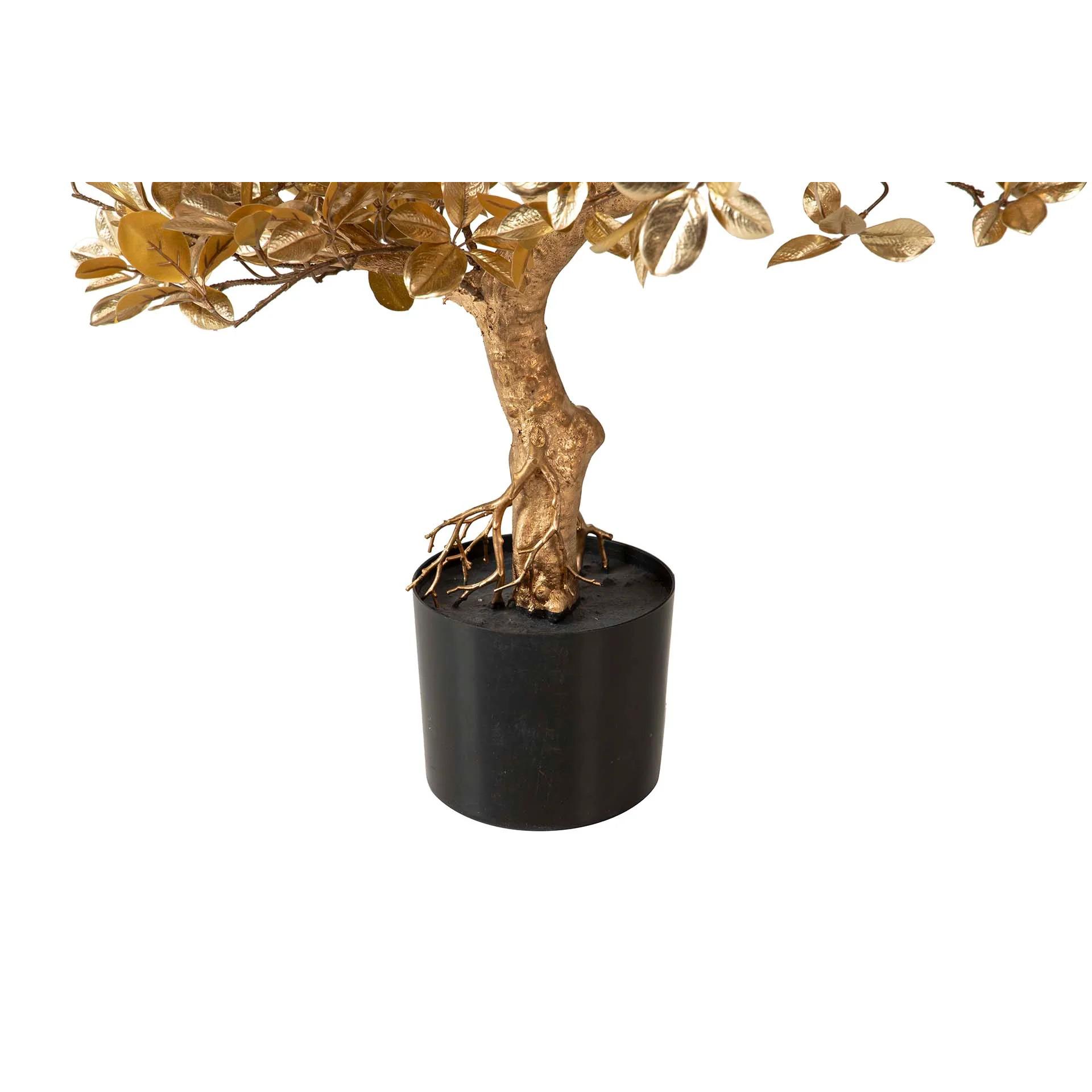 Arbol Ficus Dorado Con Maceta 70x42x89 Cm