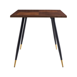 Table repas "Kavita" - 140 x 80 x 76 cm - Marron
