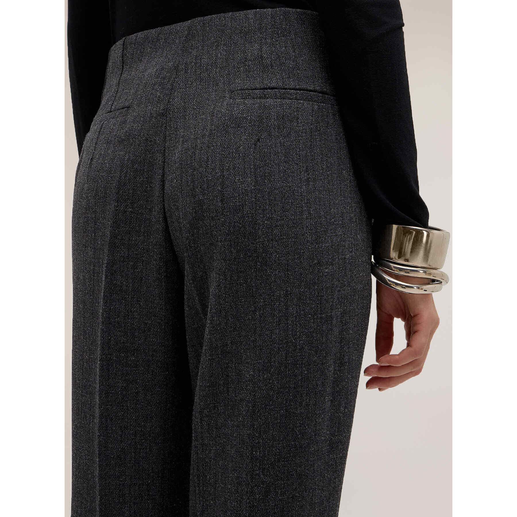 Motivi - Pantaloni regular The Tailoring Lab - Grigio