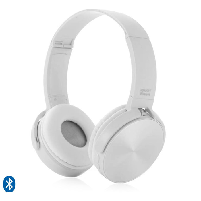 Cuffie senza fili Bluetooth 450BT. Include cavo jack da 3,5 mm.