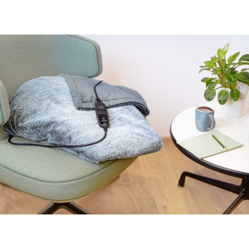 Couverture chauffante Nordic Grey Green Planet - Beurer HD 75