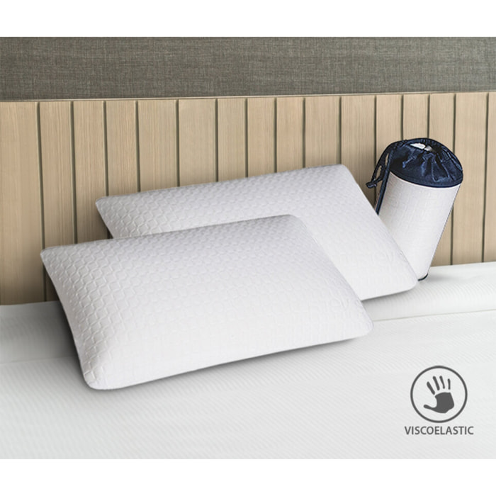 Pack de 2 Almohadas Visco Basic