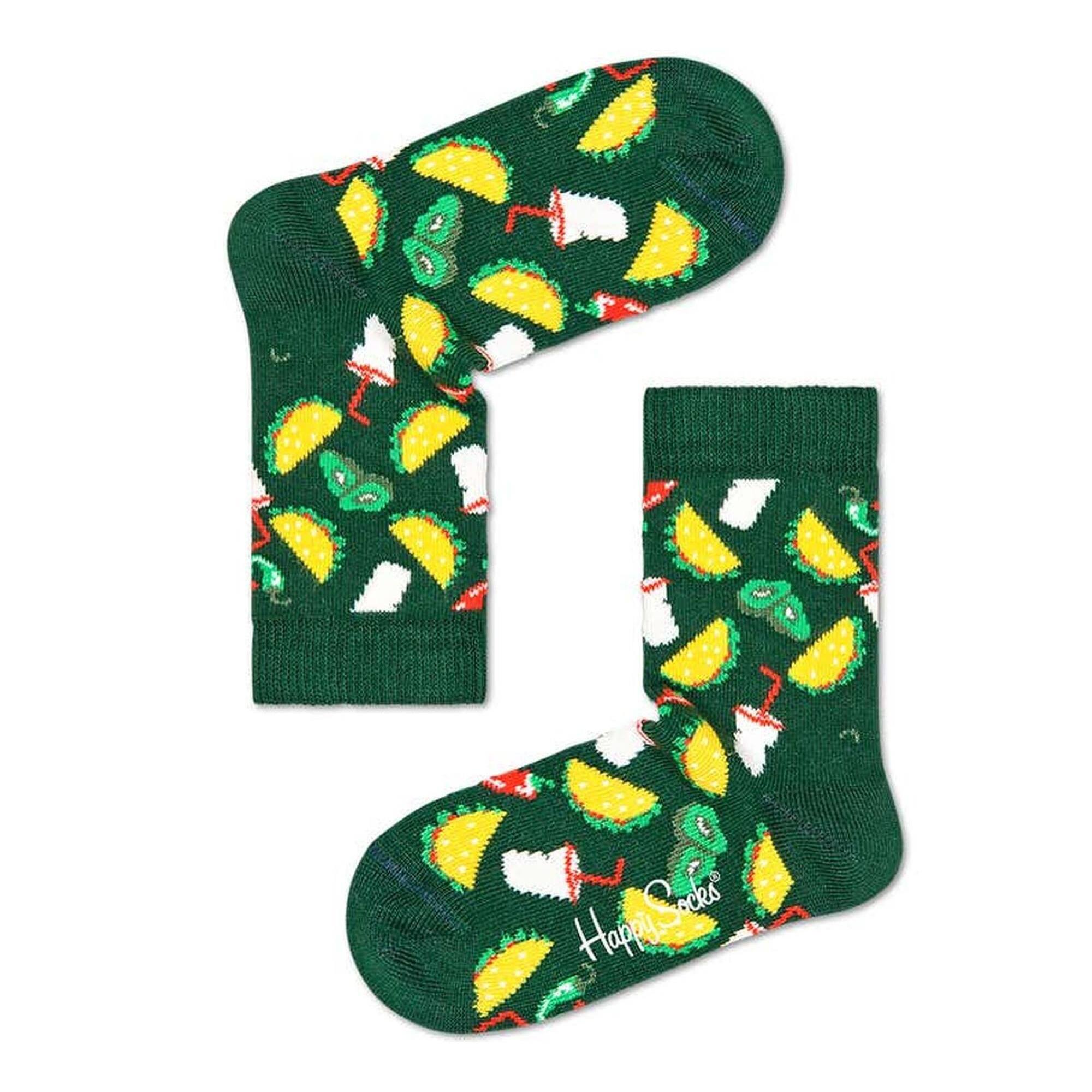 Set 2 pares de calcetines taco para niño y adulto