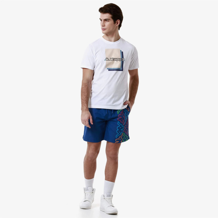 Kappa - Costumi da Bagno Uomo Blu - Logo Fokiko