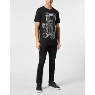 PHILIPP PLEIN Camiseta de cuello redondo y manga corta TEDDY