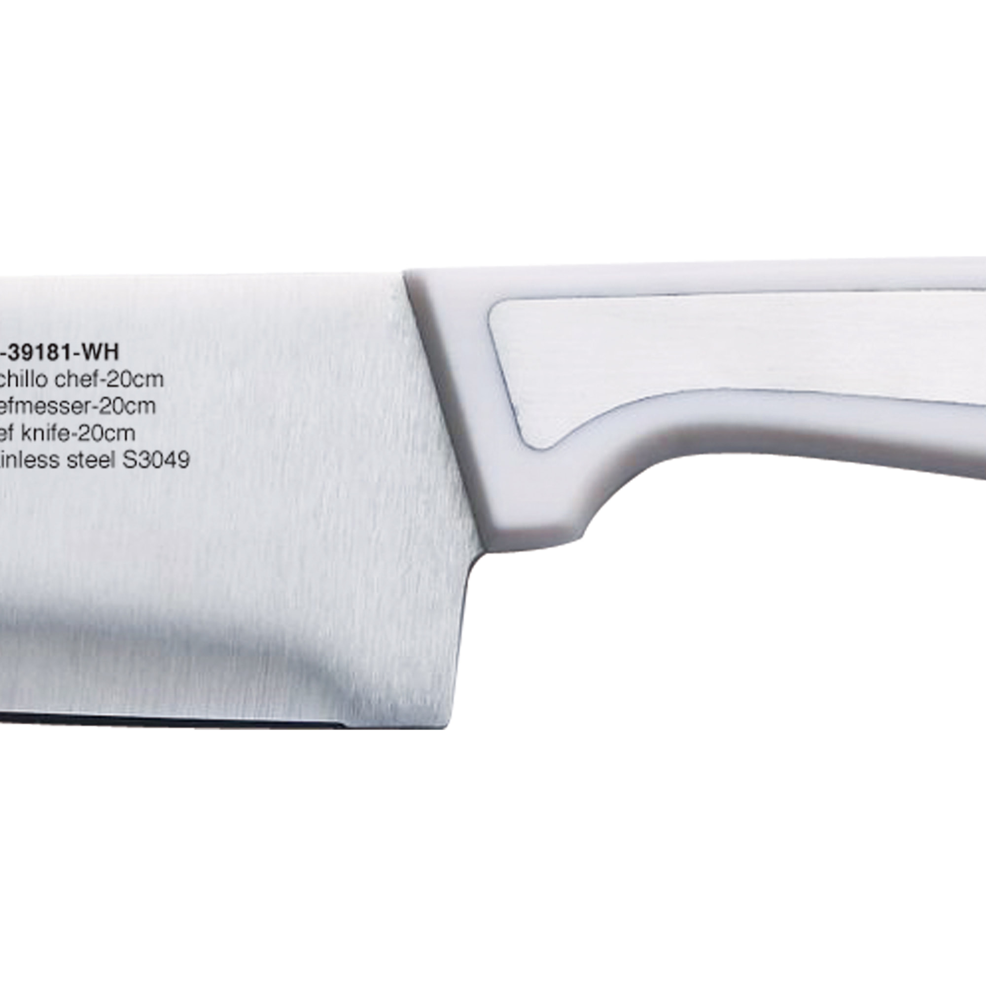 Cuchillo chef 20 cm  Bergner colección Resa White