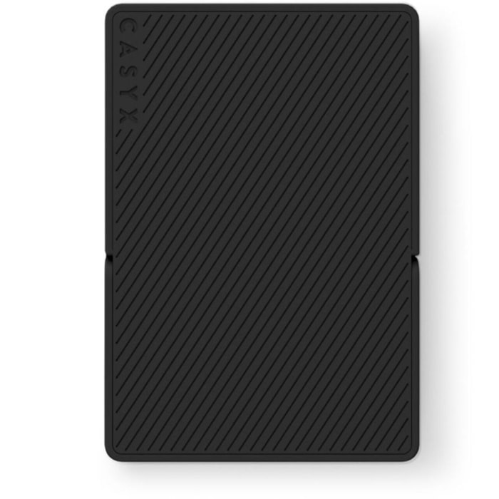 Batterie externe CASYX 5000 mAh Qi2 MagSafe avec bequille noir