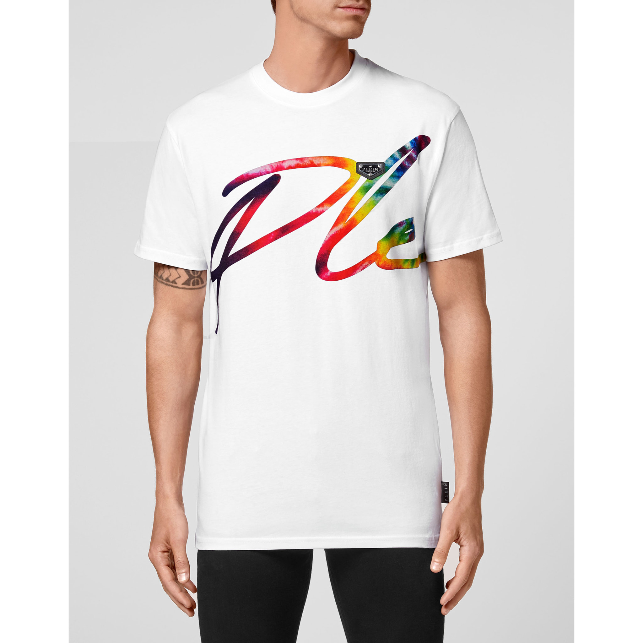 PHILIPP PLEIN T-shirt Round Neck SS Signature