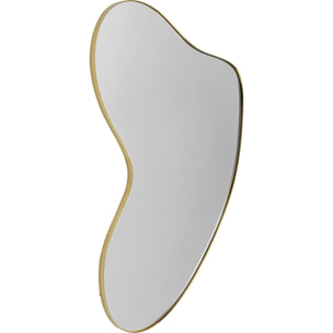 Miroir Shape laiton Kare Design