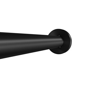 Sifone Di Scarico Tondo Universale In Ottone Nero Opaco Scarico Lavabo 1"1/4 G Altezza 12,5 Cm Bagno Elegante E Resistente Contro Cattivi Odori