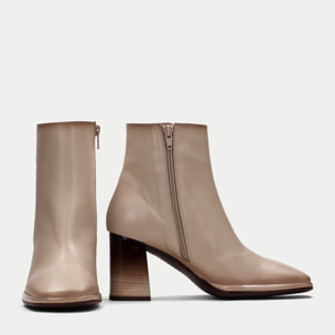 Botin Monaco Marfil 7,5 cm