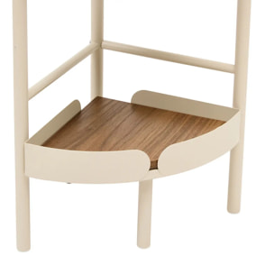 Étagère d'angle de salle de bain Argileo 3 niveaux 25x35cm blanc