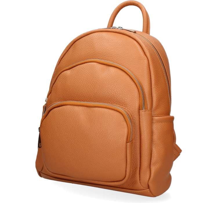 Zaino da donna Made in Italy - Modello Valoria Pro - 100% pelle - 26.0 x 31.0 x 11.0 cm