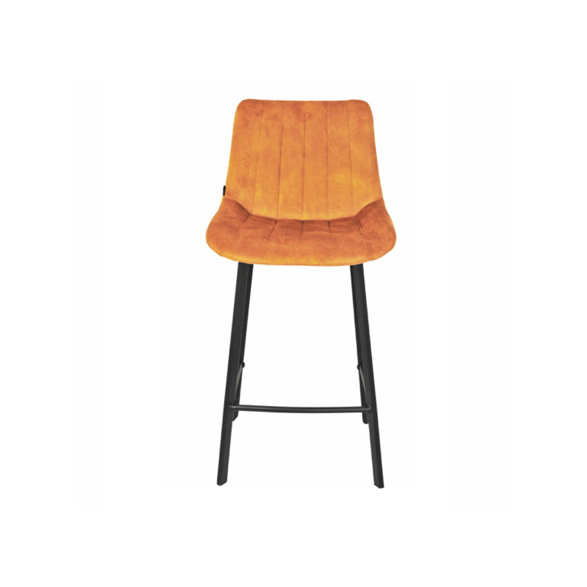 Tabouret de bar rembourré et capitonné en velours - EMMA 2