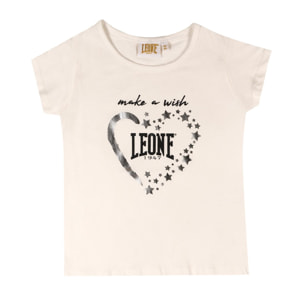T-shirt a maniche corte da bambina con stampa 'Relaxed'