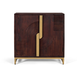 Aparador de Madera de Mango Estilo Rústico Moderno