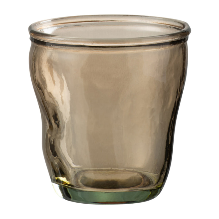 J-Lineverre Irregulier - verre - marron clair - 6 pcs