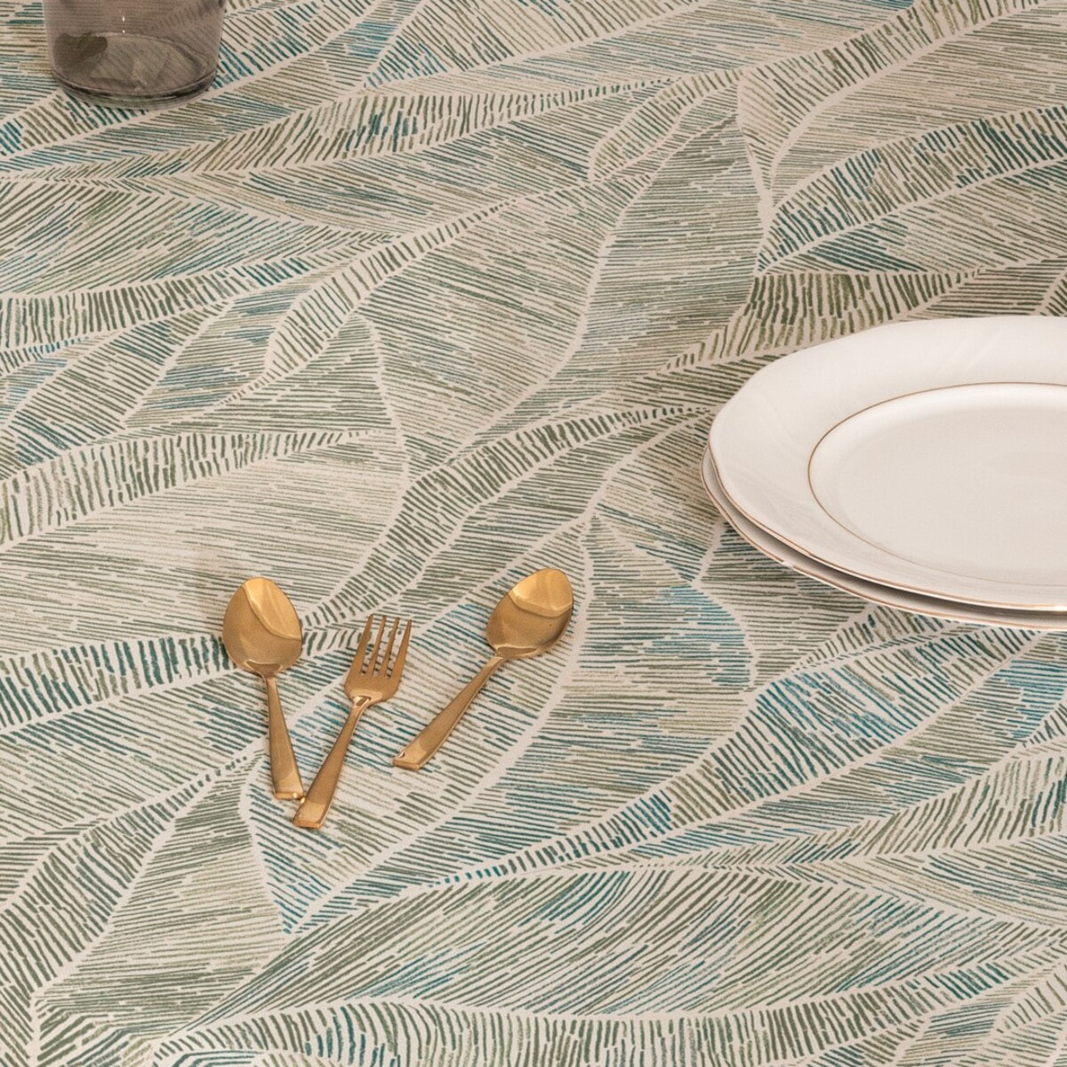 Nappe imprimée anti-tâches IDRA FOREST