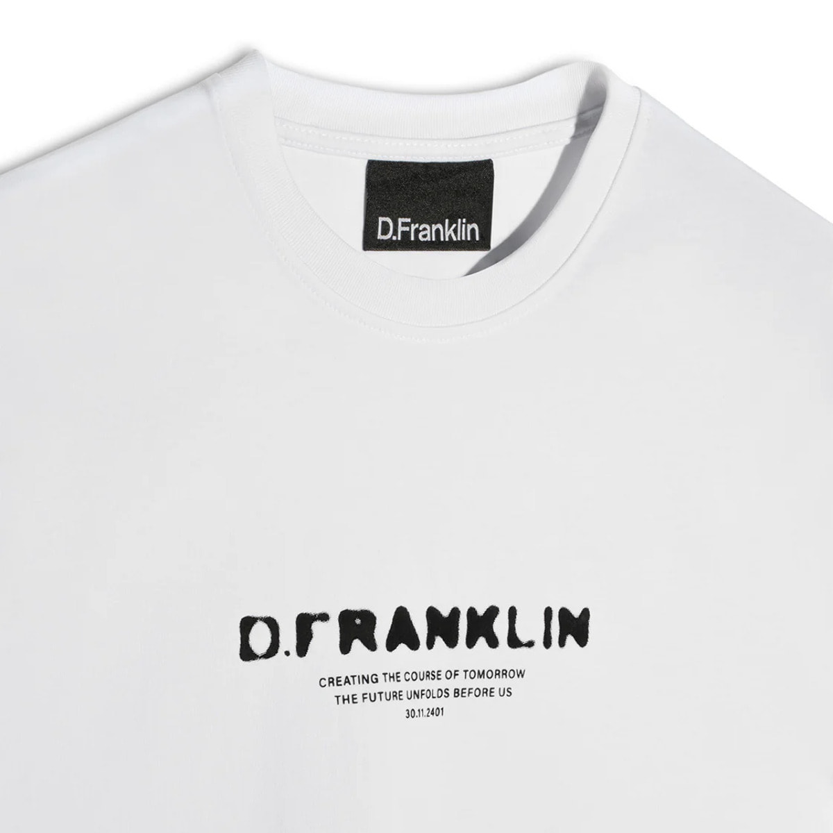 Camiseta Tomorrow Blanca / Negra Hombre D.Franklin