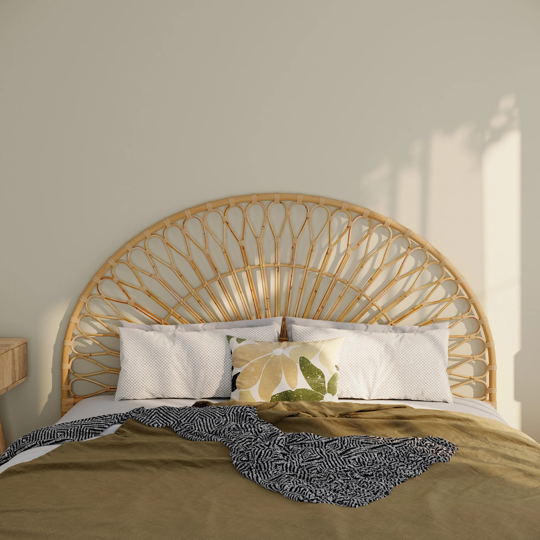 Tête de lit 180 cm en rotin - Bahia