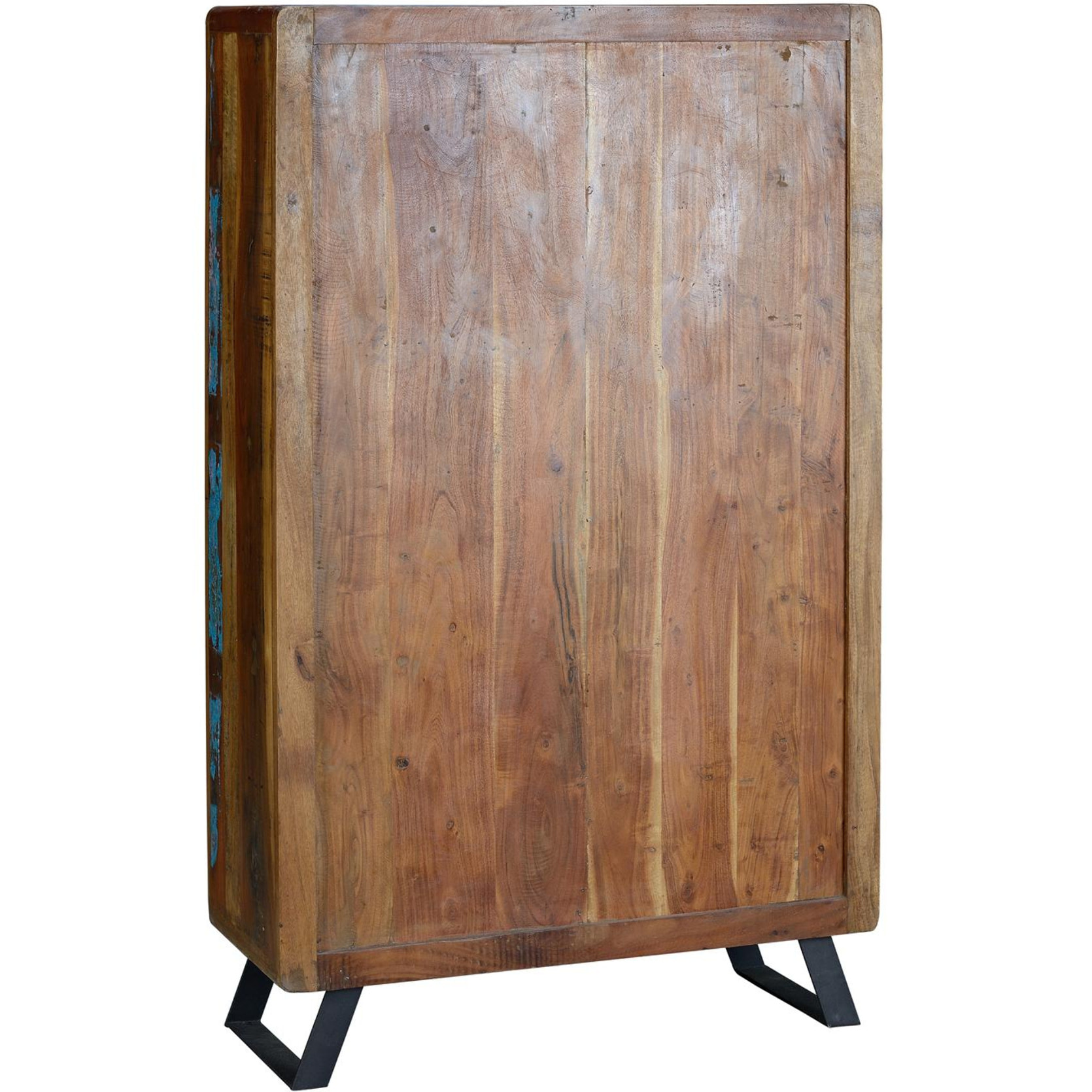 Vitrina de Madera Reciclada 90 Cm Estilo Vintage Industrial