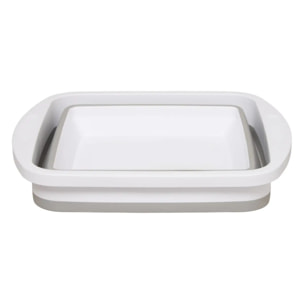 Bassine retractable 8L blanc gris
