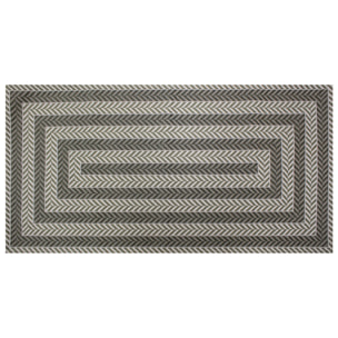 Tappeto da cucina Salice verde cenere CON FONDO ANTISCIVOLO