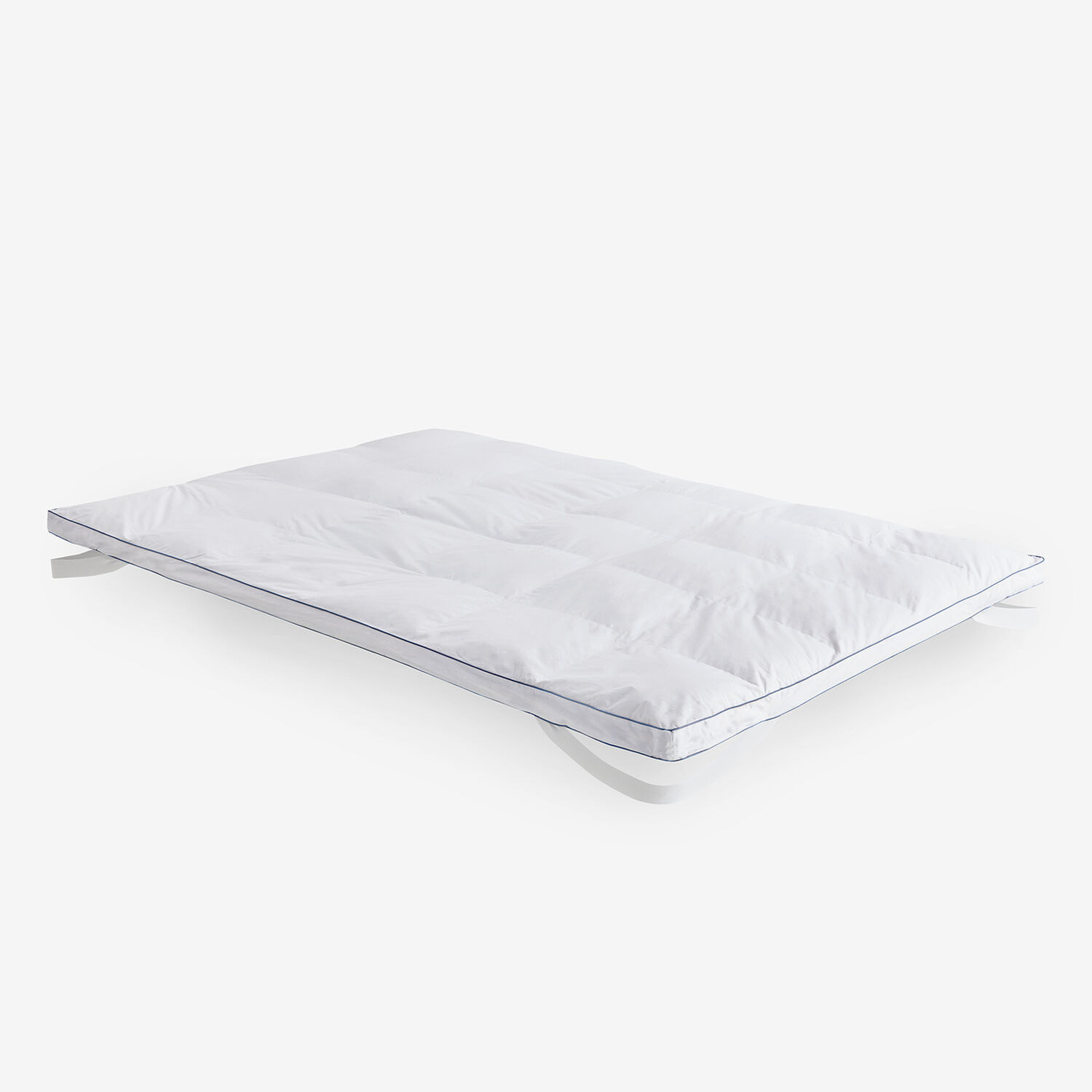 Topper de Plumón 100% Natural de 5cm de grosor | Confort Hotel de Lujo | Funda 100% Algodón